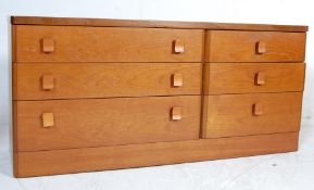 RETRO VINTAGE 20TH CENTURY TEAKWOOD SIDEBOARD CREDENZA