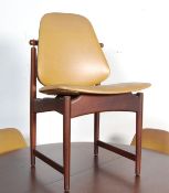 RETRO 20TH CENTURY TEAK WOOD EXTENDING DINING TABLE AND CHAIRS BY EON