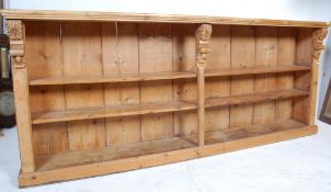EARLY 20TH CENTURY PINE BOOKCASE