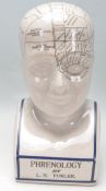 VINTAGE 20TH CENTURY FOWLER - PHRENOLOGY HEAD