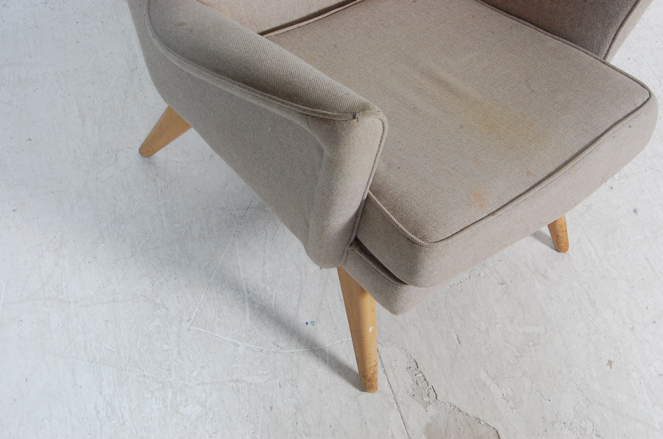 RETRO VINTAGE DANISH INSPIRED ARMCHAIR / EASY CHAIR - Image 5 of 5
