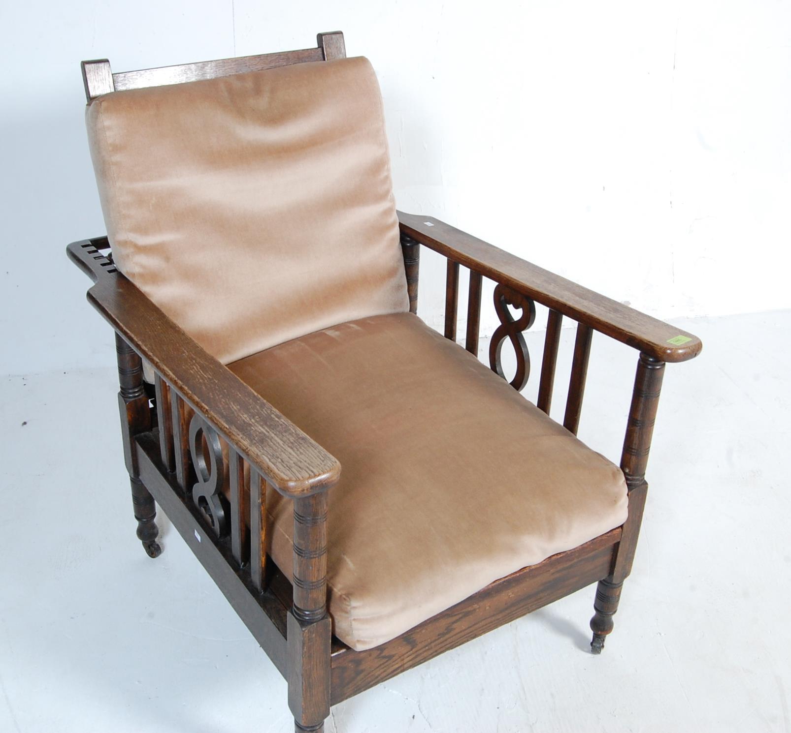 JAMES SHOOLBRED & CO SHAKER OAK ARMCHAIR - Image 2 of 6