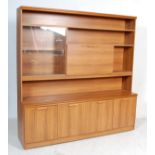 RETRO VINTAGE LATE 20TH CENTURY TEAK WOOD WALL CABINET