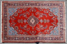 20TH CENTURY ANTIQUE PERSIAN ISLAMIC SAROUK CARPET RUG