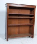 VICTORIAN 19TH CENTURY MAHOGANY OPENED WINDOW BOOKCASES