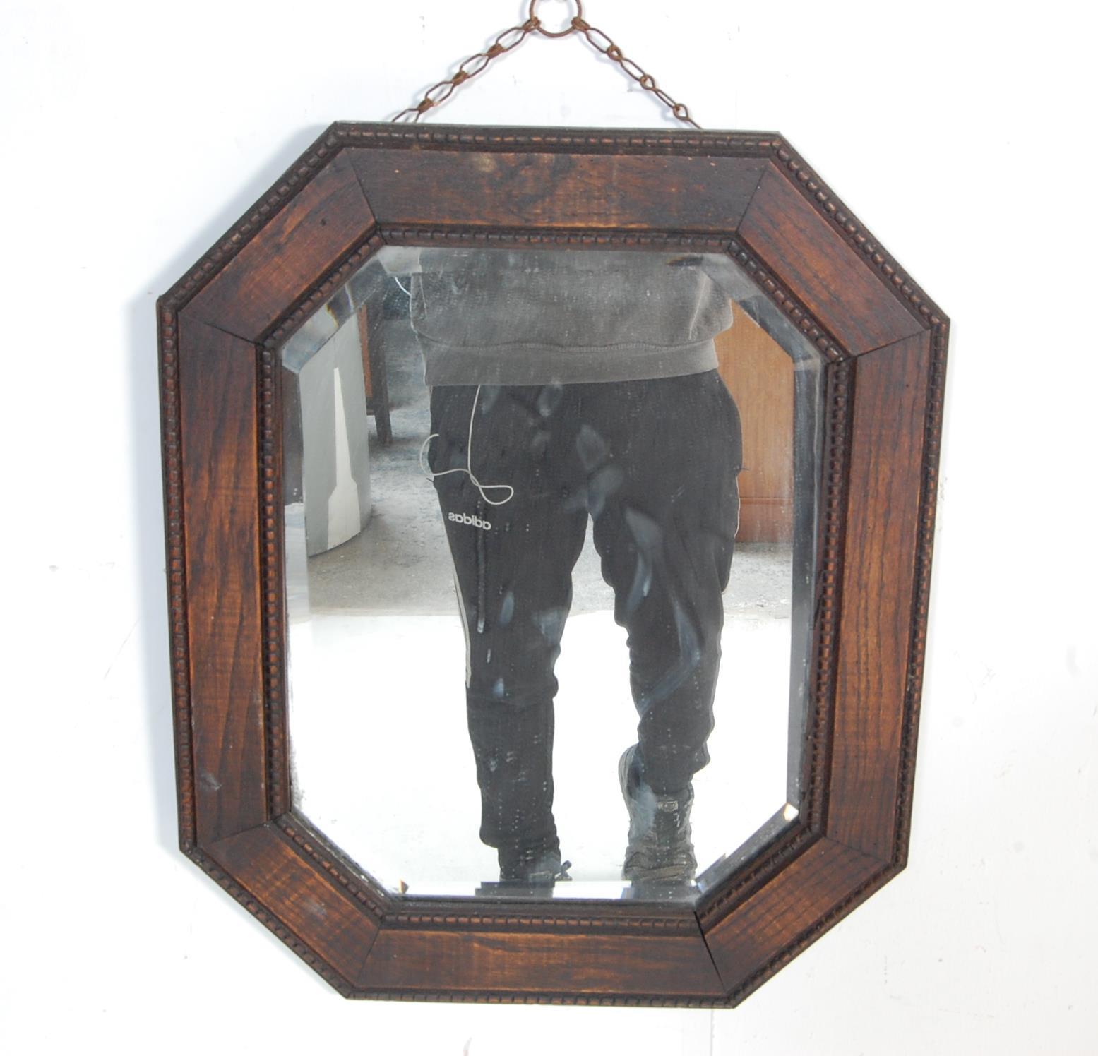 GROUP OF THREE 20TH CENTURY WALL HANGING MIRRORS - Image 2 of 8