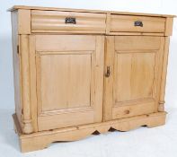 EARLY 20TH CENTURY PINE SIDEBOARD