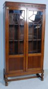 EARLY 20TH CENTURY ARTS AND CRAFTS 1920S OAK BOOKCASE