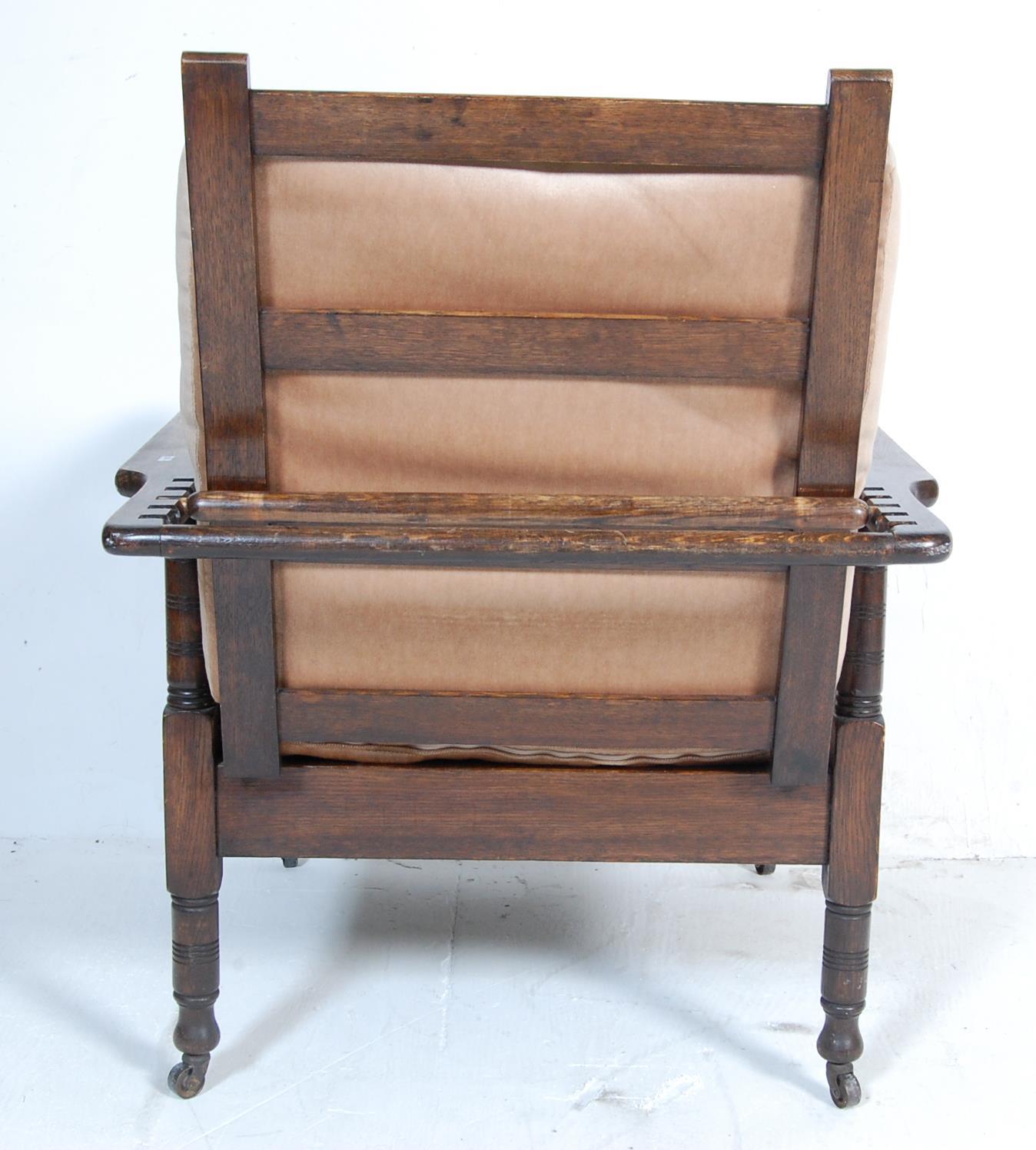 JAMES SHOOLBRED & CO SHAKER OAK ARMCHAIR - Image 4 of 6