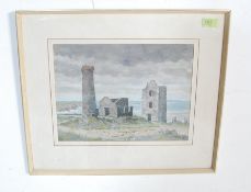 WHEAL COATES - SIDNEY FERRIS WATERCOLOUR PAINTING