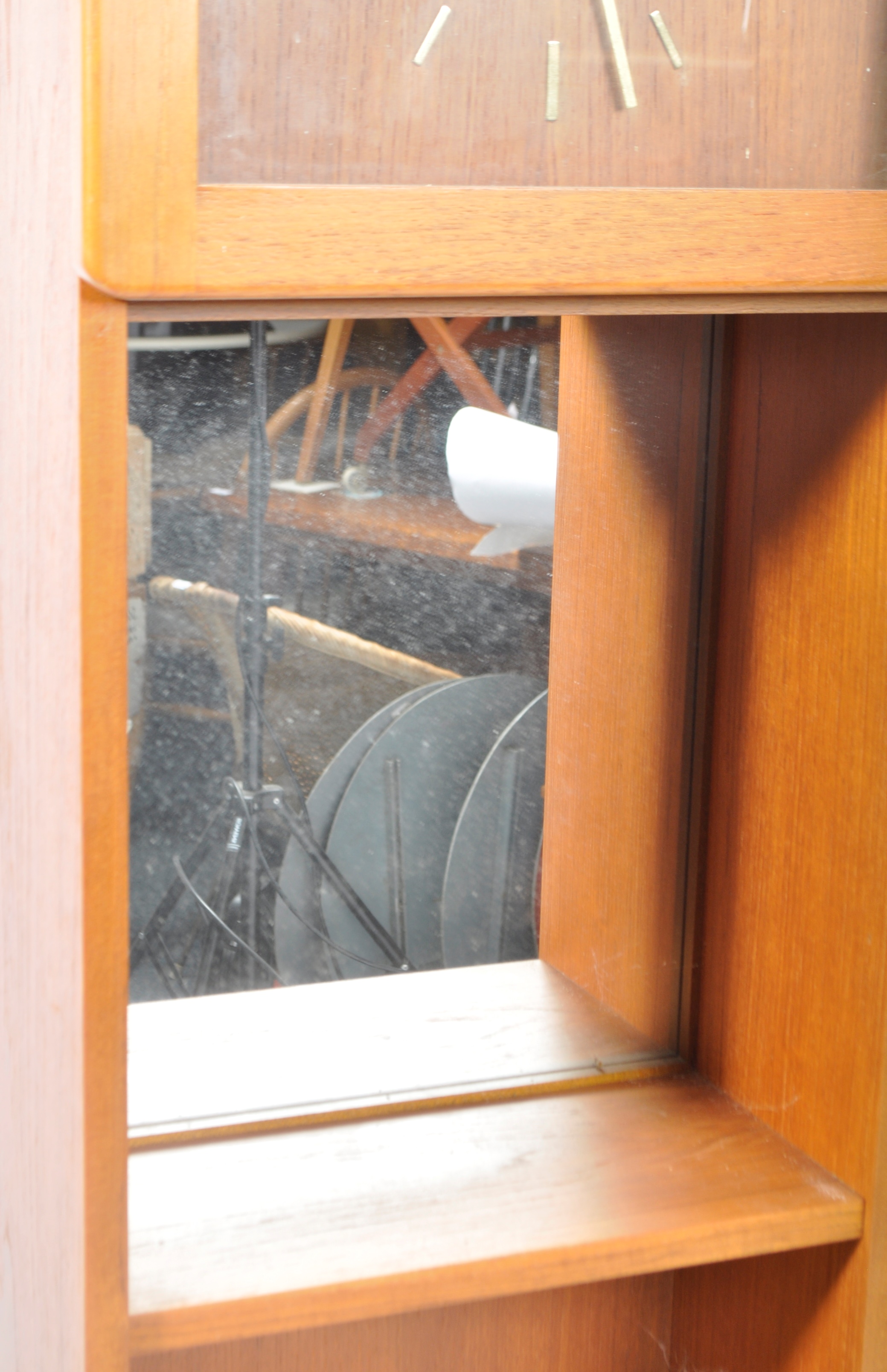 WESTMINSTER CLOCKS OF COPENHAGEN TEAK CASED LONGCASE CLOCK - Image 3 of 4