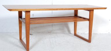 RETRO VINTAGE 1970S TEAKWOOD COFFEE TABLE