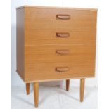 RETRO VINTAGE 1970S TEAK WOOD PEDESTAL CHEST