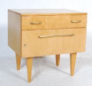 VINTAGE LATE 20TH CENTURY MAPLE BEDSIDE CABINET