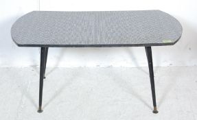 MID 20TH CENTURY FORMICA TOP COFFEE TABLE