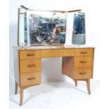 RETRO VINTAGE 1970S WALNUT DRESSING TABLE