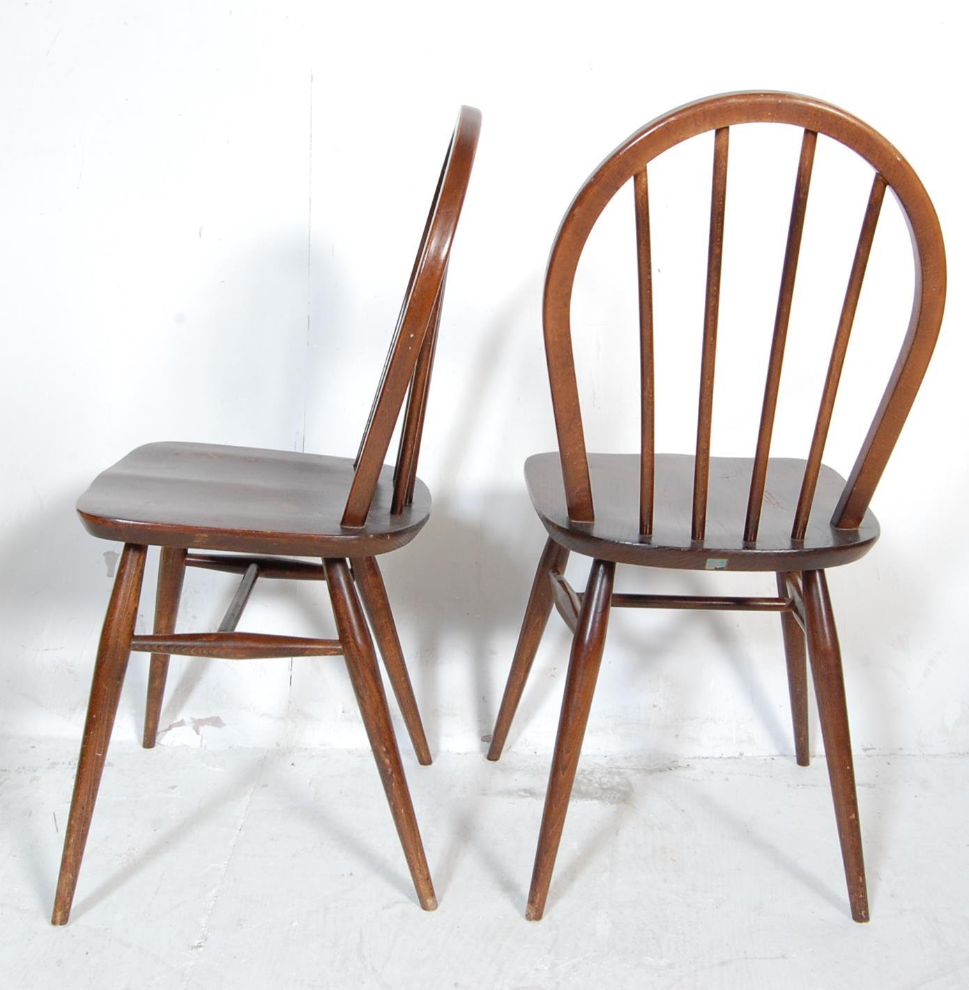 TWO 1950’S BEECH AND ELM DINING CHAIRS - Image 6 of 7