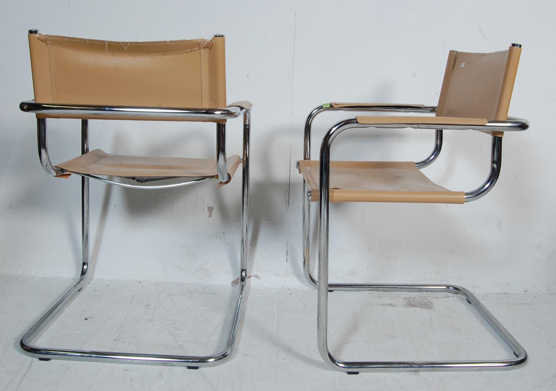 TWO VINTAGE CANTILEVER DINIG CHAIRS - Image 6 of 6