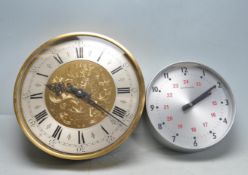 TWO VINTAGE 20TH CENTURY SYNCHRONOME WALL CLOCKS