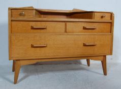 RETRO VINTAGE MID 20TH CENTURY GOLDEN OAK DRESSING TABLE