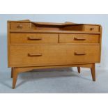 RETRO VINTAGE MID 20TH CENTURY GOLDEN OAK DRESSING TABLE