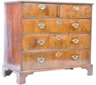 ANTIQUE 18TH / 19TH CENTURY GEORGIAN WALNUT CHEST OF DRAWERS