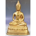 EARLY 20TH CENTURY GILDED BRONZE FIGURINE OF BUDDHA