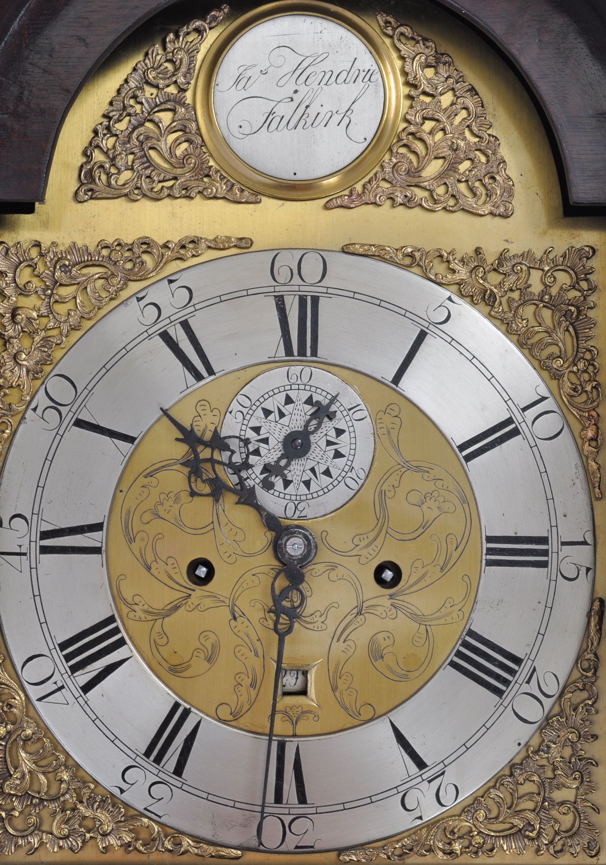 19TH CENTURY GEORGIAN OAK CASED 8 DAY LONGCASE CLOCK - Image 5 of 11