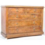 19TH CENTURY VICTORIAN ARTS & CRAFTS PINE CHEST OF DRAWERS