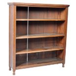 ANTIQUE 19TH CENTURY VICTORIAN OAK OPEN BOOKCASE