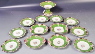 ANTIQUE 19TH CENTURY VICTORIAN CHILDS DESSERT SERVICE