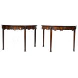 IMPRESSIVE PAIR OF ROBERT ADAM MANNER CONSOLE TABLES