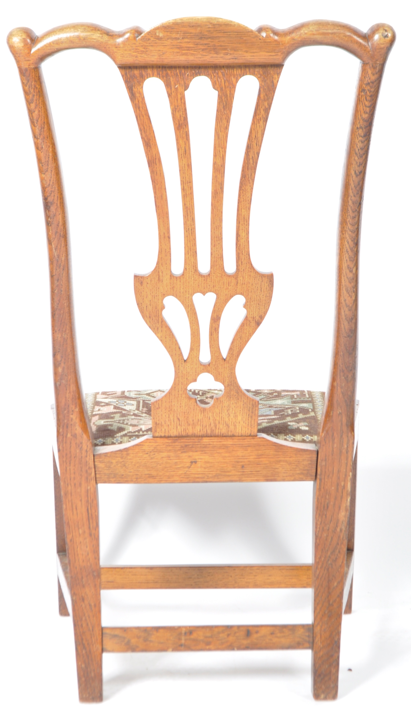 ANTIQUE OAK LOW GOSSIP CHAIR BY WHEELER OF ARNCOACH - Image 7 of 8