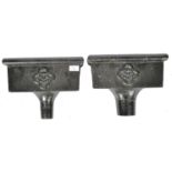 19TH CENTURY VICTORIAN CAST IRON HOPPERS / GARDEN PLANTERS