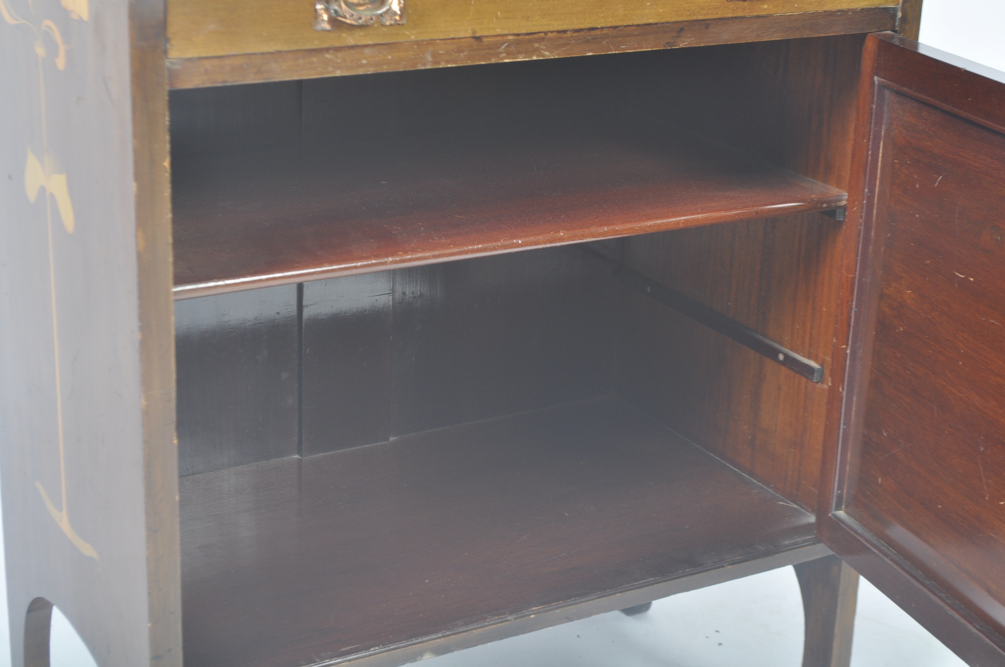 ATTRIBUTED TO SHEPLAND & PETTER - LIBERTY - MAHOGANY STUDENTS BUREAU - Image 11 of 12