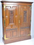 ANTIQUE MORRIS & CO ENGLISH ARTS & CRAFTS HALL CUPBOARD