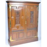 ANTIQUE MORRIS & CO ENGLISH ARTS & CRAFTS HALL CUPBOARD