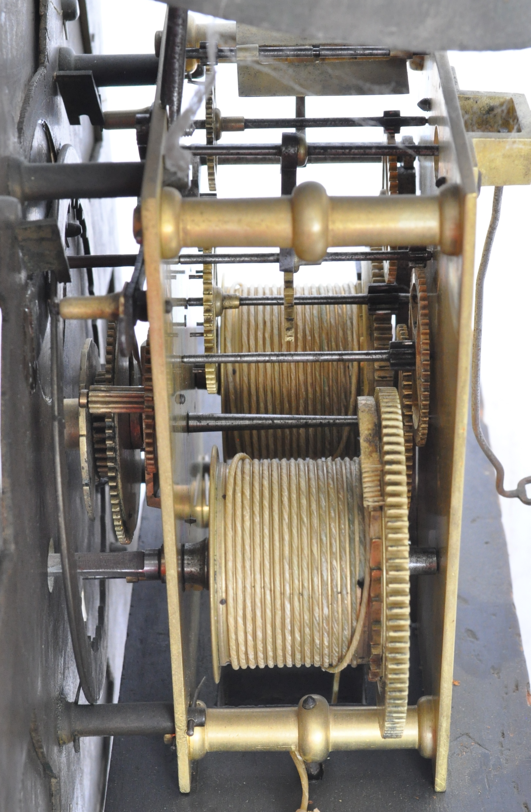 19TH CENTURY GEORGIAN OAK CASED 8 DAY LONGCASE CLOCK - Image 10 of 11