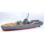 WWII INTEREST - LARGE SCALE MODEL OF MOTOR TORPEDO BOAT PT238