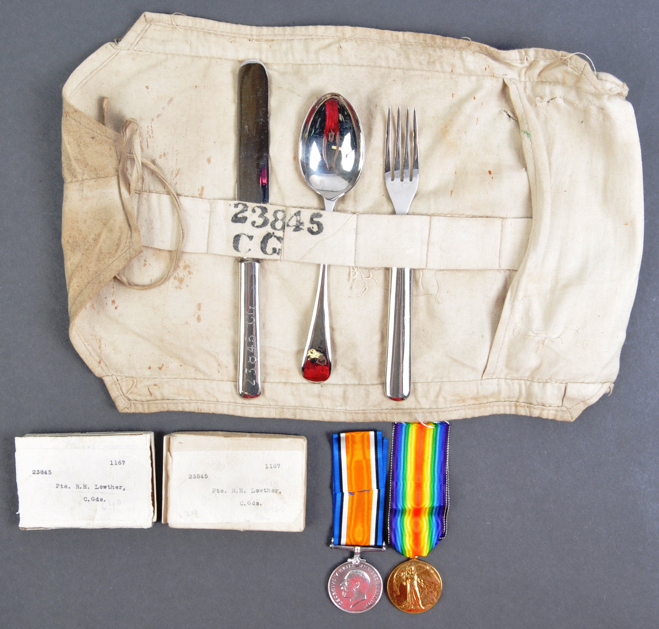 WWI FIRST WORLD WAR MEDALGROUP & EFFECTS - COLDSTREAM GUARDS