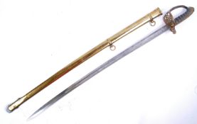 19TH CENTURY VICTORIAN 1822 PATTERN INFANTRY OFFICERS SWORD