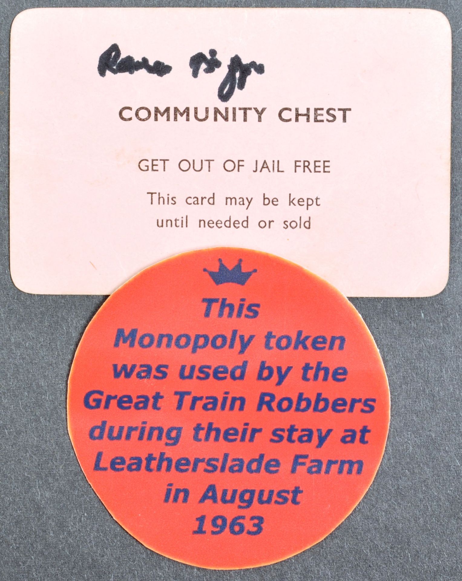 THE GREAT TRAIN ROBBERY - FROM A PRIVATE COLLECTION