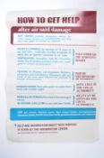 RARE ORIGINAL WWII ARP AIR RAID PRECAUTIONS PUBLIC INFORMATION POSTER