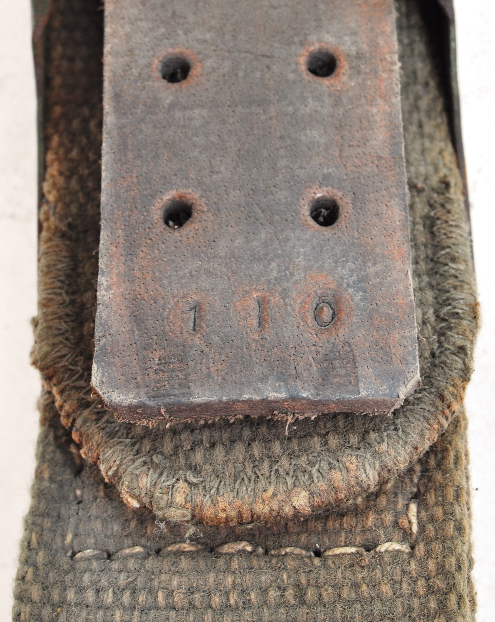 WWII SECOND WORLD WAR THIRD REICH AFRIKA KORPS UNIFORM BELT - Image 5 of 6