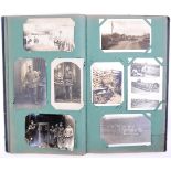 WWI FIRST WORLD WAR (AND EARLIER) GERMAN POSTCARD ALBUM