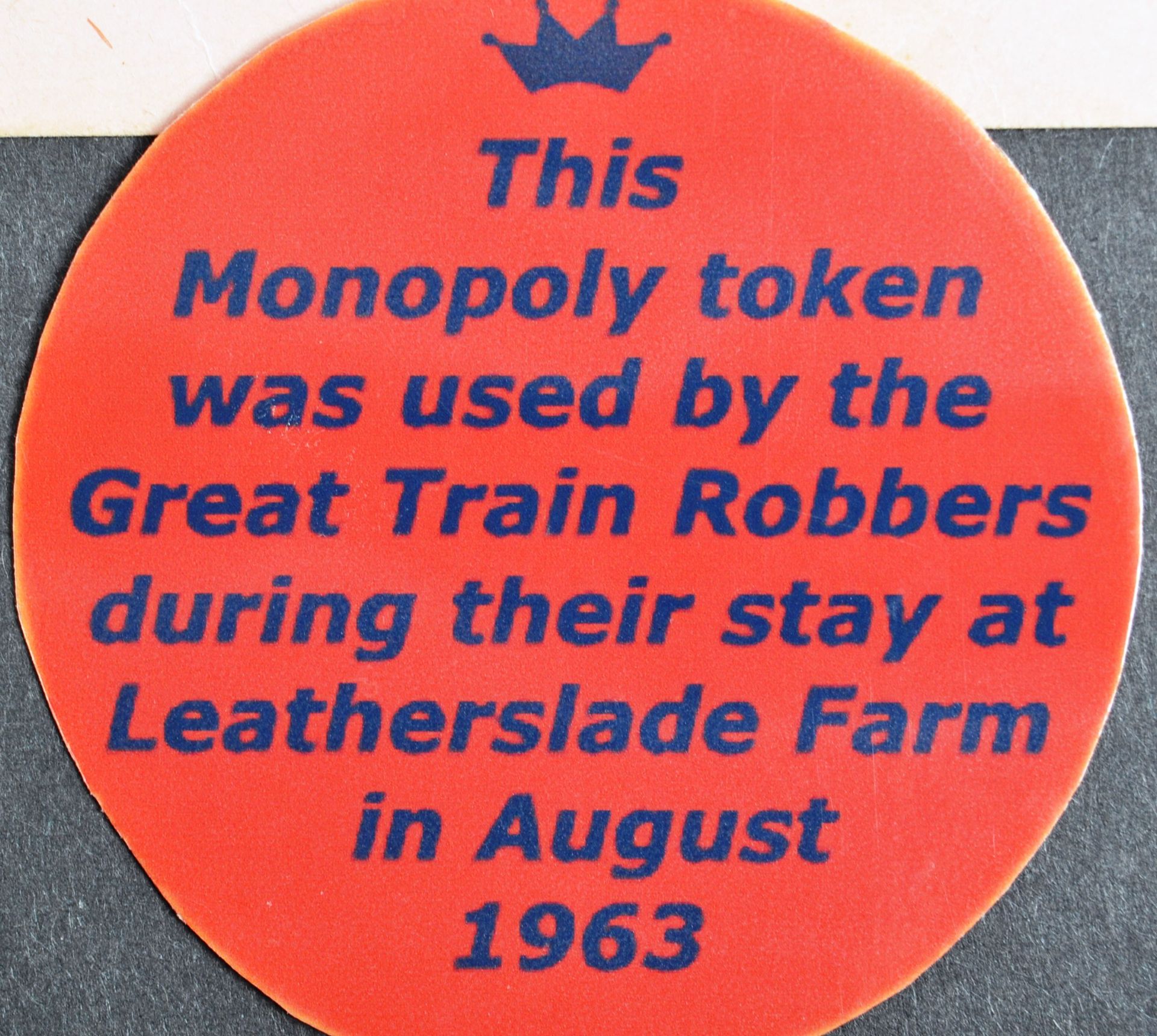 THE GREAT TRAIN ROBBERY - FROM A PRIVATE COLLECTION - Image 3 of 3