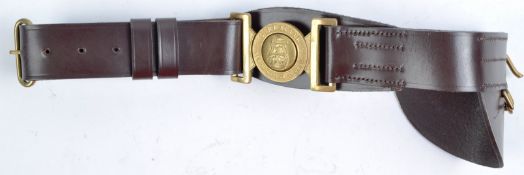 20TH CENTURY BRITISH ROYAL MARINES UNIFORM SWORD BELT