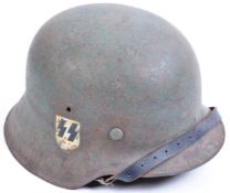 WWII SECOND WORLD WAR GERMAN THIRD REICH M42 COMBAT HELMET