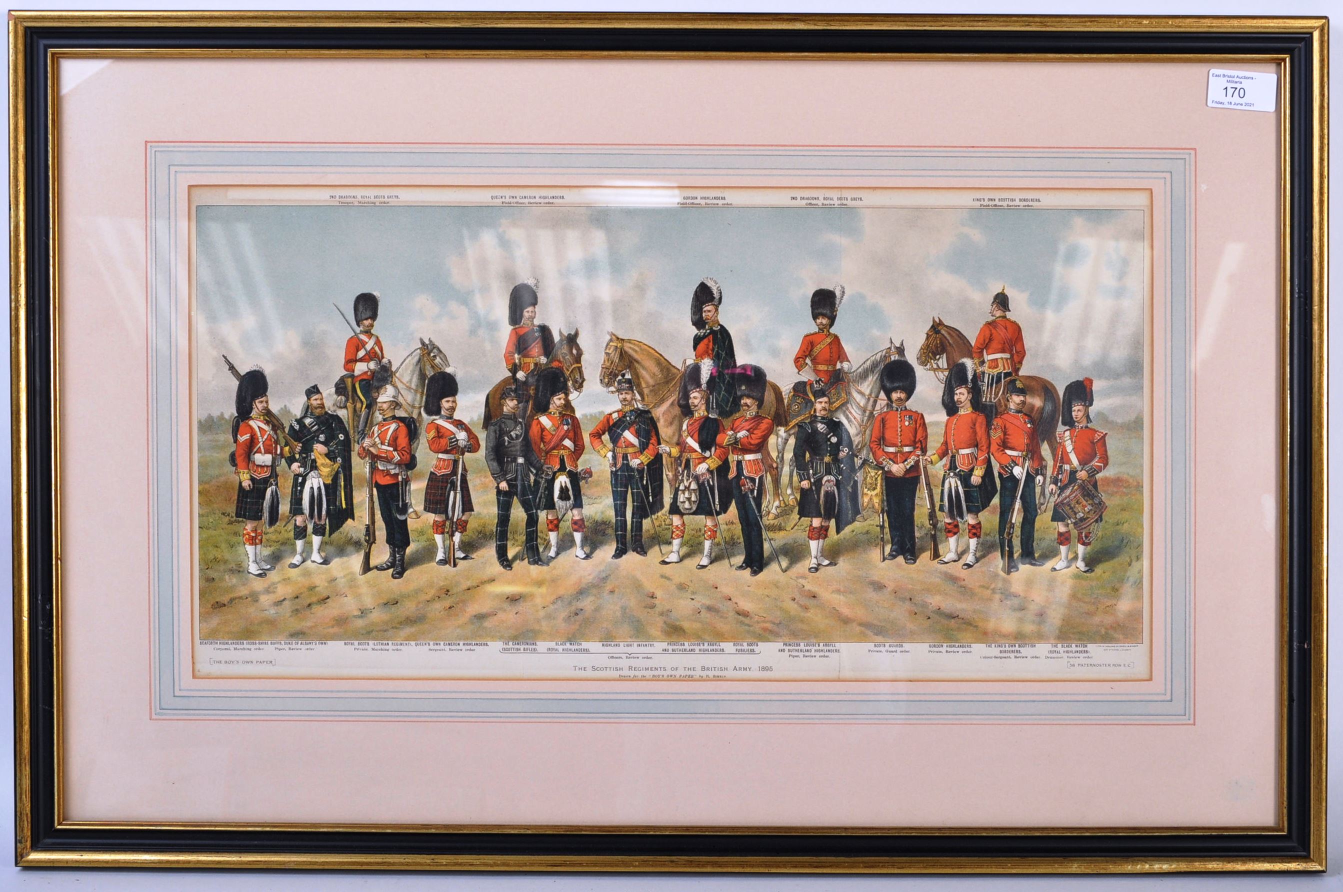 RICHARD SIMKIN - THE SCOTTISH REGIMENTS OF THE BRITISH ARMY