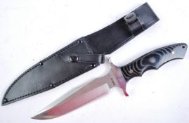 20TH CENTURY BOKER MADE FIXED BLADE BOWIE TYPE KNIFE